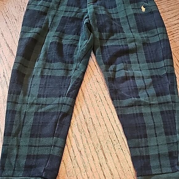 Plaid Polo Ralph Lauren joggers size 7 - Picture 3 of 13